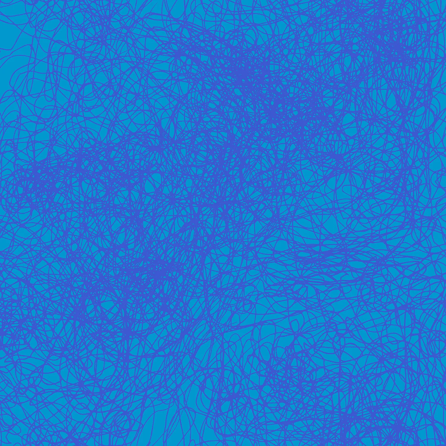 Quilting Fabric - Squigles in Lake Blue from Sun Print Textures by Alison Glass for Andover 1282-B