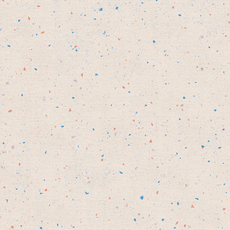 Quilting Fabric - Terrazzo Print in Cream from Rainbow Dust Terrazzo by Kate x Kasey for Paintbrush Studio 12021956