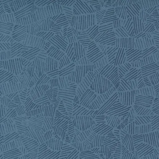 Quilting Fabric - Field Lines on Blue from Meander by Aneela Hoey for Moda 2458317