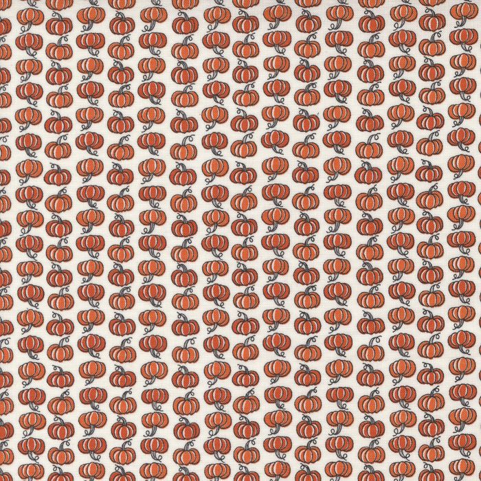 Quilting Fabric - Small Pumpkins from Ghostly Greetings by Deb Strain for Moda 56047 11