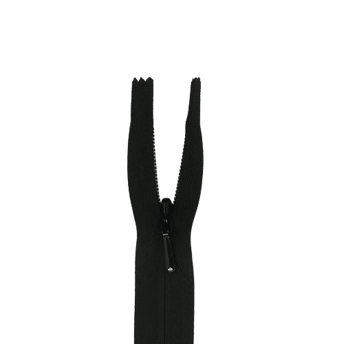 YKK Zip - 23cm Invisible- Black 580