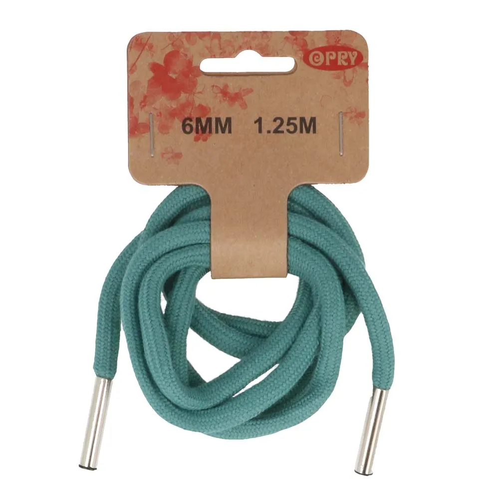 6mm Hoodie Cord in Sage Green - 1.25m