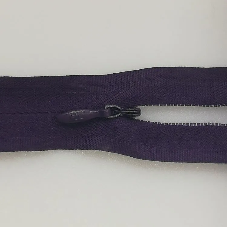 Zip - 23cm Invisible - Dark Purple