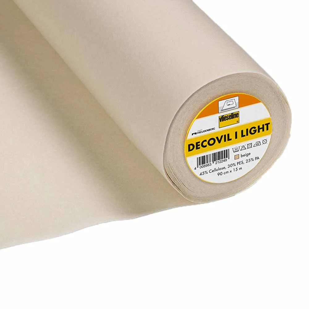 Vlieseline - Decovil 1 Light Fusible - Beige 90cm wide