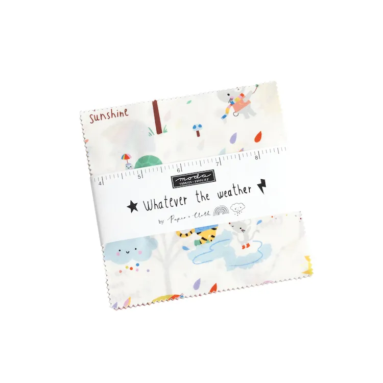 Quilting Fabric - Charm Pack - Whatever The Weather by Paper + Cloth for Moda 25140PP