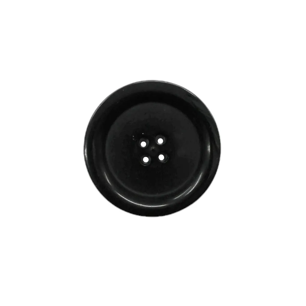 Buttons - 25mm Coat Button in Black