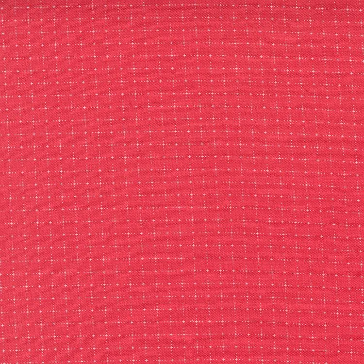 Quilting Fabric - Dot Squares on Red from Beautiful Day by Corey Yoder for Moda 29136 31