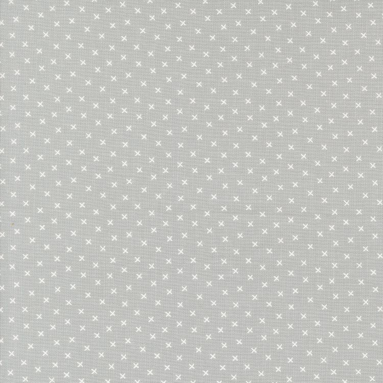 Quilting Fabric - Tiny Crosses on Grey from Coriander Colours by Corey Yoder for Moda 29202 30