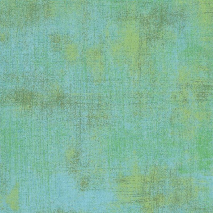 Quilting Fabric - Moda Grunge in Teal Blue by Basic Grey Colour 30150-73