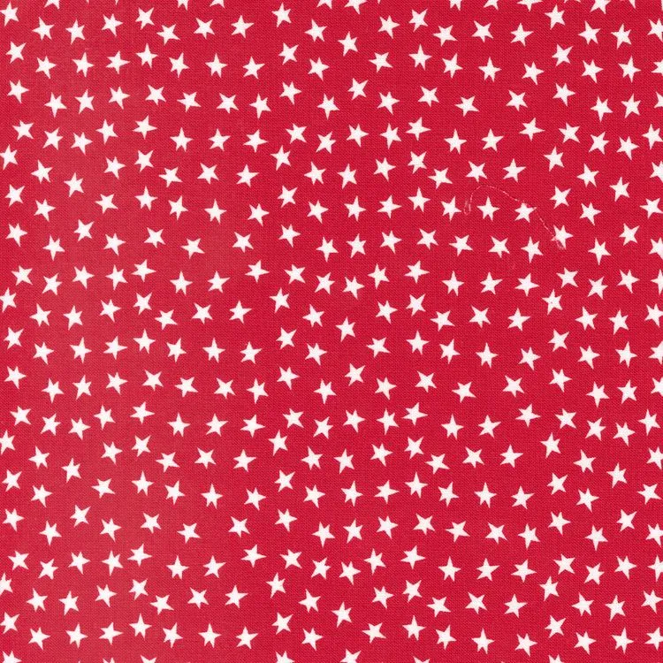 Quilting Fabric - Stars on Red from Hello Holidays by Abi Hall for Moda 35376 12