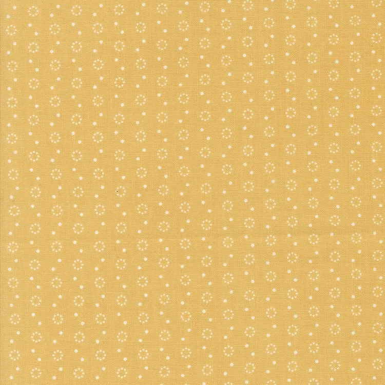 Quilting Fabric - Dotted Daisies on Yellow from Portofino by Fig Tree & Co. for Moda 35397 12