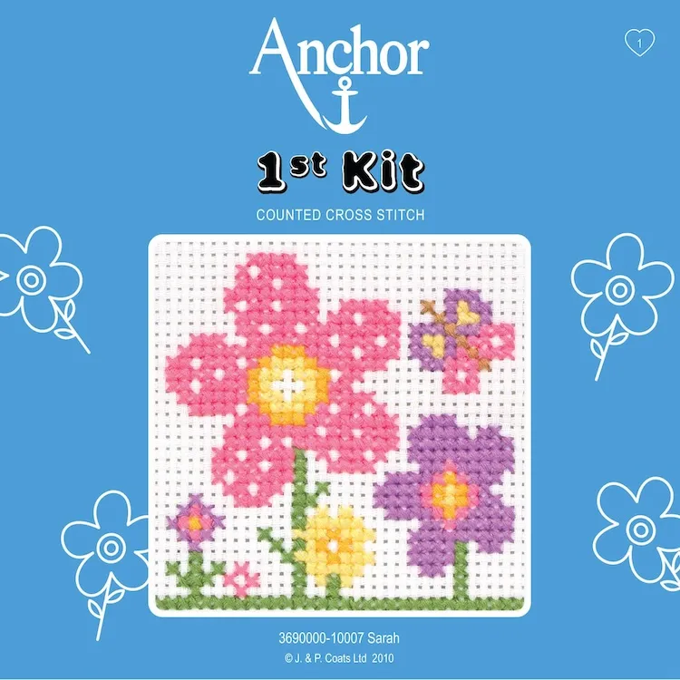 Cross Stitch Kit - Flowers by Anchor