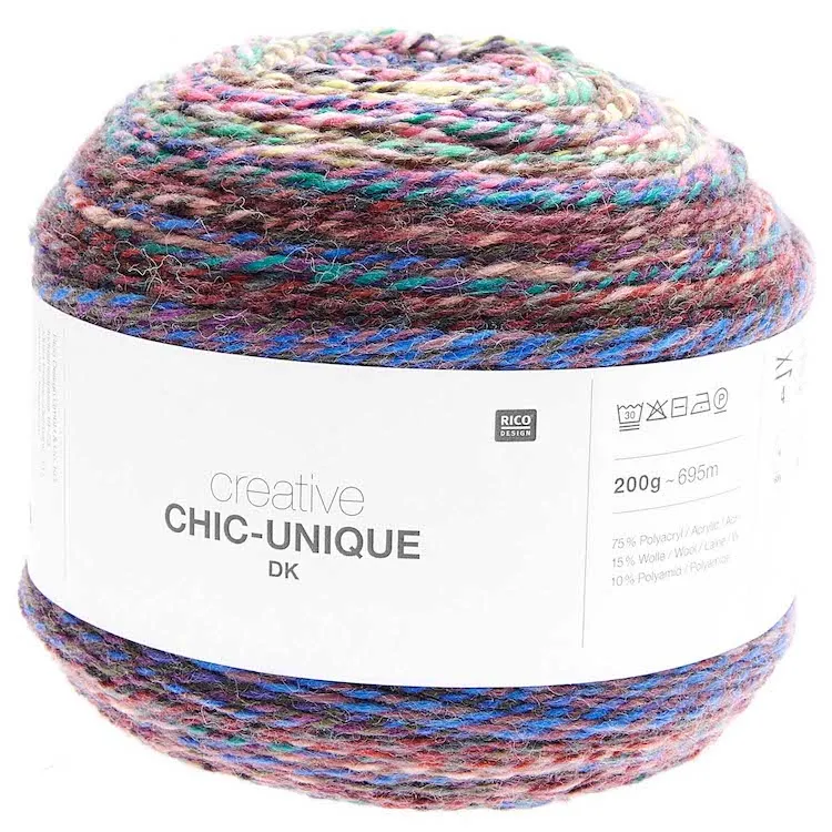 Yarn - Creative Chic-Unique DK in Bubblegum 4 by Rico Design