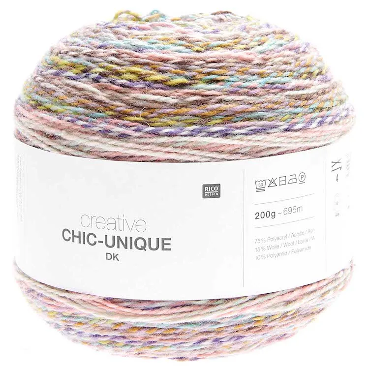 Yarn - Creative Chic-Unique DK in Wildflower 8 by Rico Design