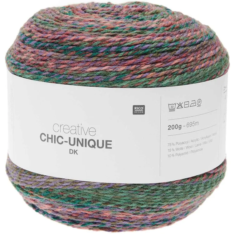 Yarn - Creative Chic-Unique DK in Romantic 12 by Rico Design