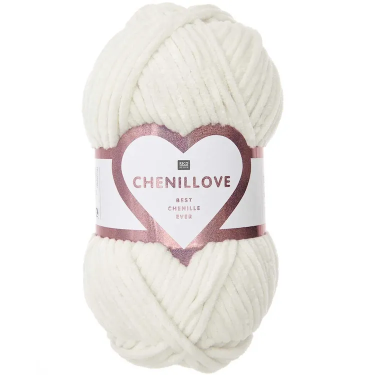 Yarn - Creative Chenillove Chunky in Cream 1 by Rico Design