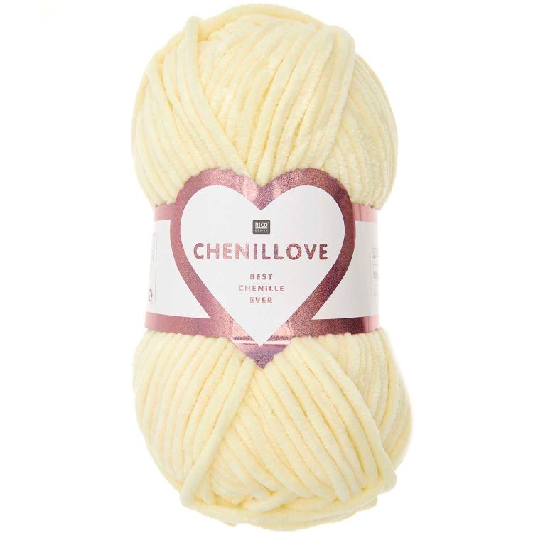 Yarn - Creative Chenillove Chunky in Vanilla Yellow 3 by Rico Design