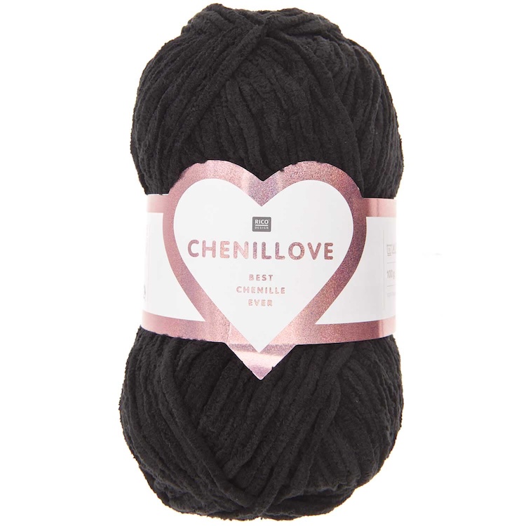 Yarn - Creative Chenillove Chunky in Black 14 by Rico Design