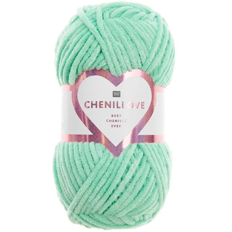 Yarn - Creative Chenillove Chunky in Aquamarine Green 18 by Rico Design