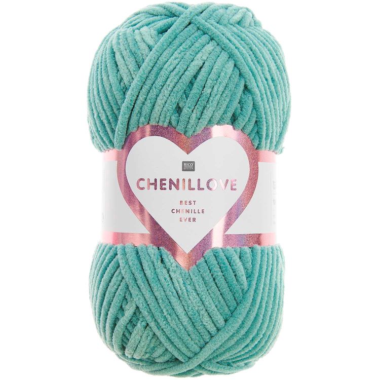 Yarn - Creative Chenillove Chunky in Turquoise Blue 19 by Rico Design