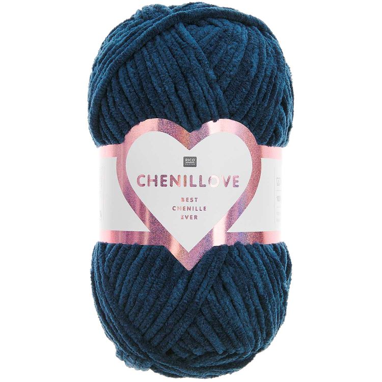 Yarn - Creative Chenillove Chunky in Navy Blue 20 by Rico Design