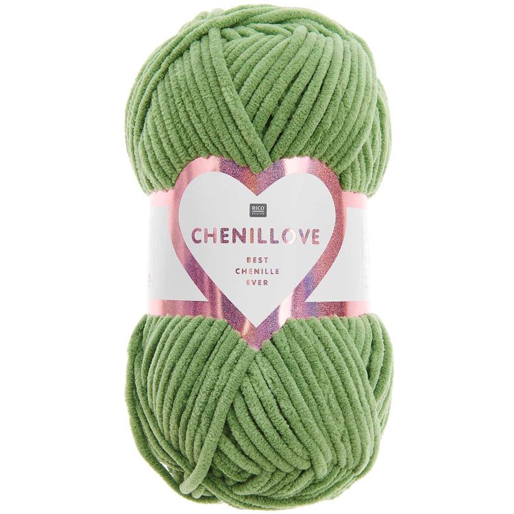 Yarn - Creative Chenillove Chunky in Green 21 by Rico Design