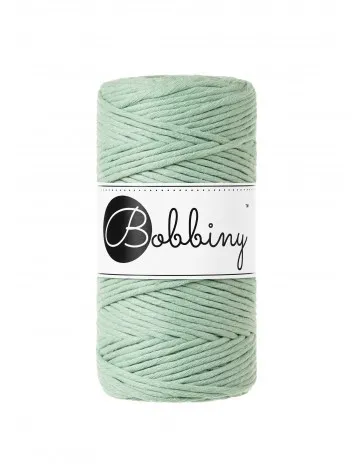 Macrame Cord 3mm in Aloe Green by Bobbiny