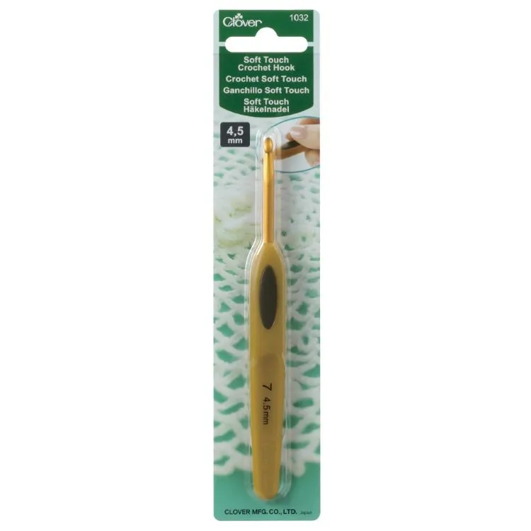 Crochet Hooks - 4.5mmErgonomic Soft Touch by Clover