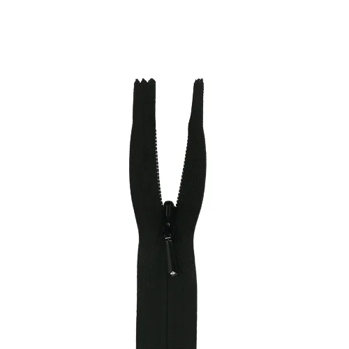 YKK Zip - 41cm Invisible - Black 580