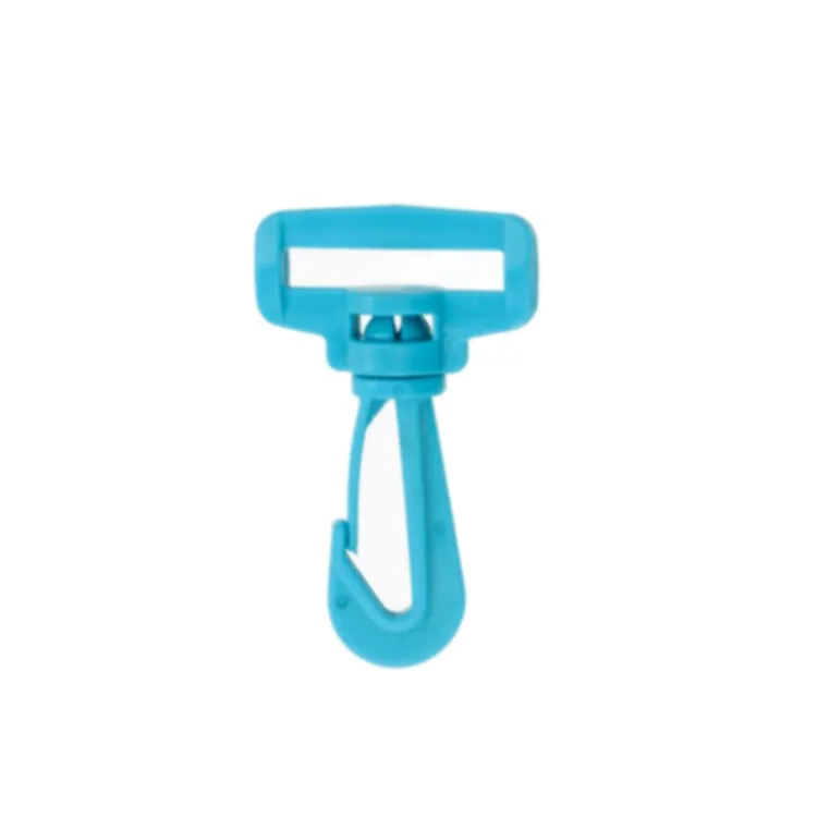 Bag Making - Swivel Clip Hook 32mm in Blue Plastic 