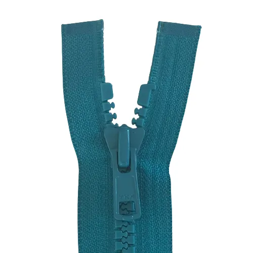 YKK Zip - 46cm No.8 Open End Plastic - Dark Turquoise 349