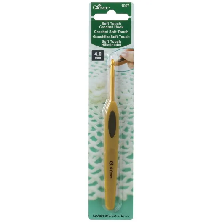 Crochet Hooks - 4mm Ergonomic Soft Touch by Clover