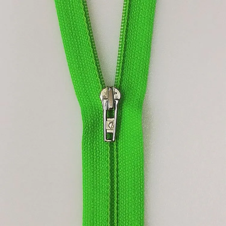 Zip - 56cm Closed Nylon - Neon Green