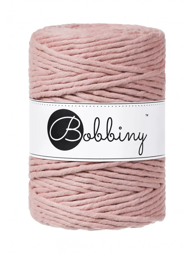 Macramé Cord 5mm in Blush Pink by Bobbiny