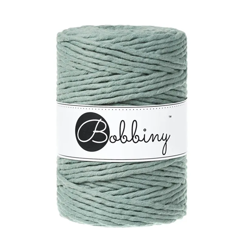 Macramé Cord 5mm in Laurel Green by Bobbiny