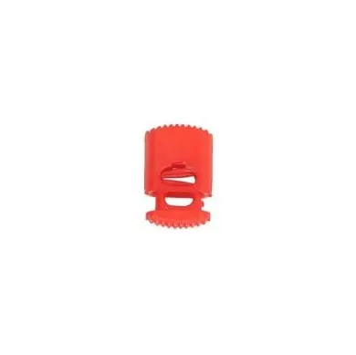 Large Square Cord Stopper in Red