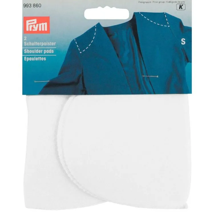 Prym White Straight Shoulder Pads by Prym 993 860