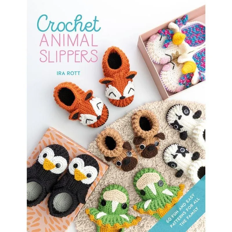 Crochet Animal Slippers by Ira Rott