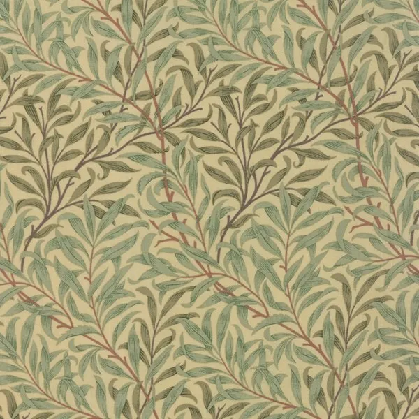 Quilting Fabric - Leaves on Cream from Best of Morris by Barbara Brackman for Moda 8361 11