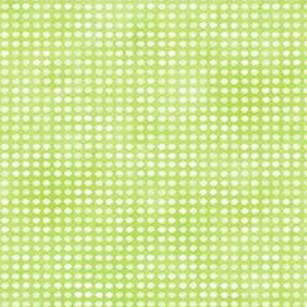 Quilting Fabric - Small Green Dot Blender from Dit Dots by Jason Yenter for In The Beginning 8AH-23