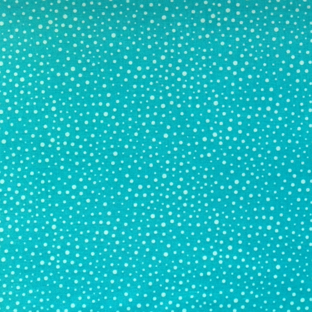 Quilting Fabric - Dots on Topaz from Mixology for Camelot 21410039