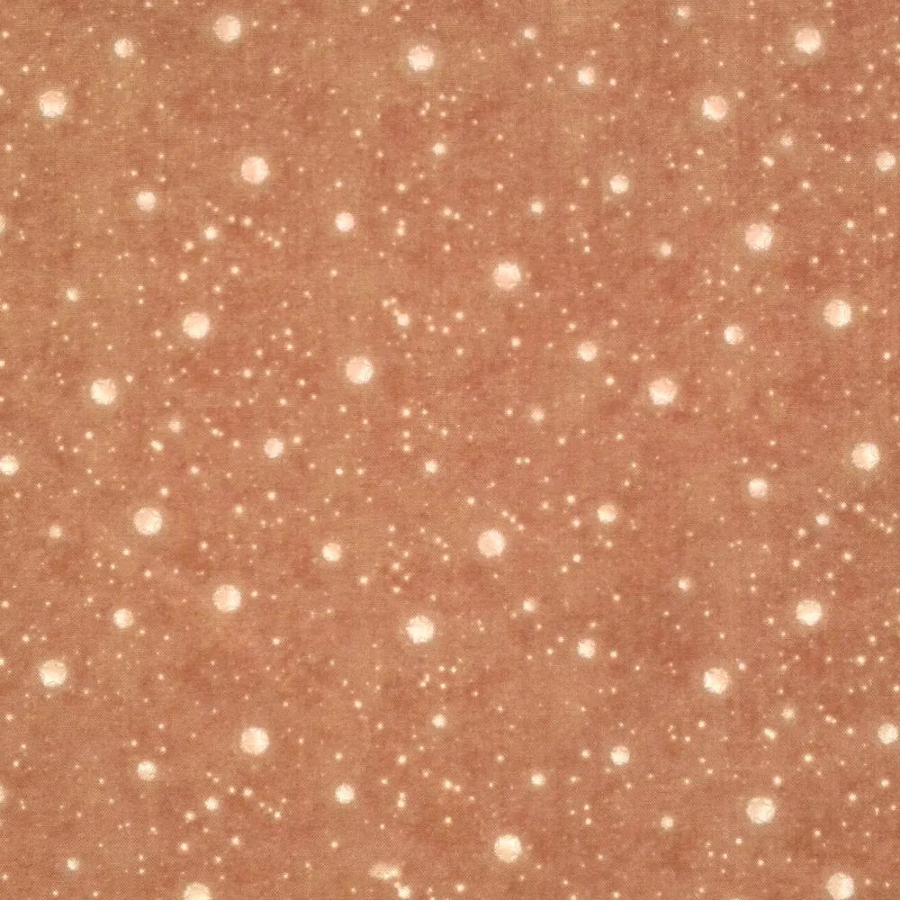 Quilting Fabric - Stars on brown from Shine Bright by Stacey Yacula for Quilting Treasures 