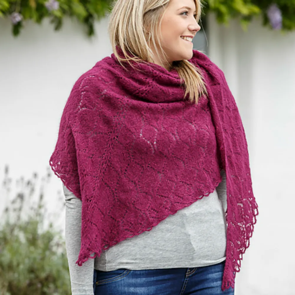 Fyberspates - Etherow Shawl Ladies - Knitting Pattern