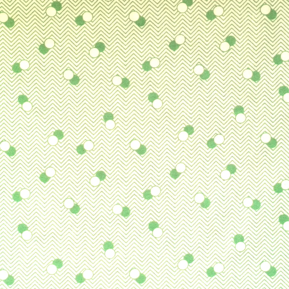 Quilting Fabric - Green Spot from Kimberley's Garden By Fresh Water Designs FWDKIG05