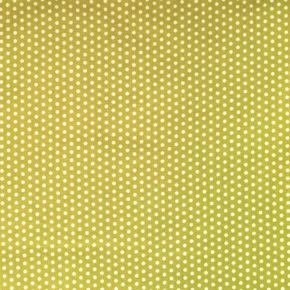 Quilting Fabric - Green polka dot from Farmhouse By Moda Fabrics 20257 17 