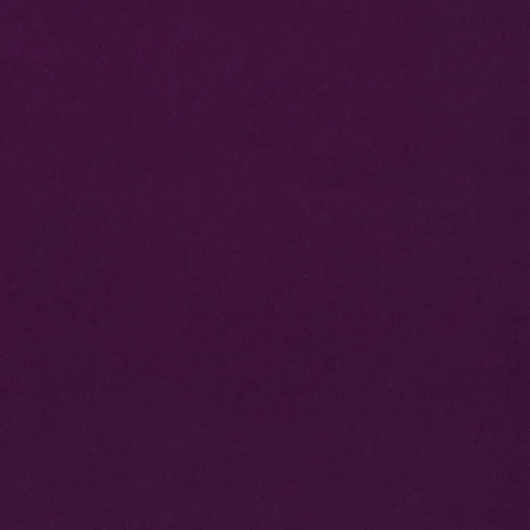 Quilting Fabric -  Kona Cotton Solid Eggplant Purple Colour 1133 by Robert Kaufman