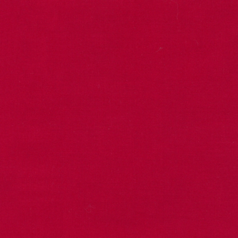 Quilting Fabric - Kona Cotton Solid Cardinal Red Colour 1063 by Robert Kaufman