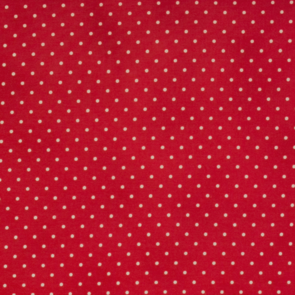 Quilting Fabric - Dots on Red from Home Essentials by Robyn Randolph for RJR 00164