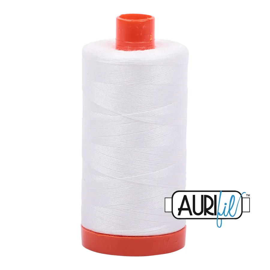 Aurifil Quilting Thread 50wt Col. 2021 Natural White