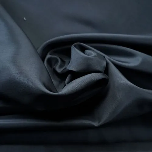 Lining Fabric - Black Acetate Taffeta